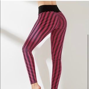 Texture spandex leggings